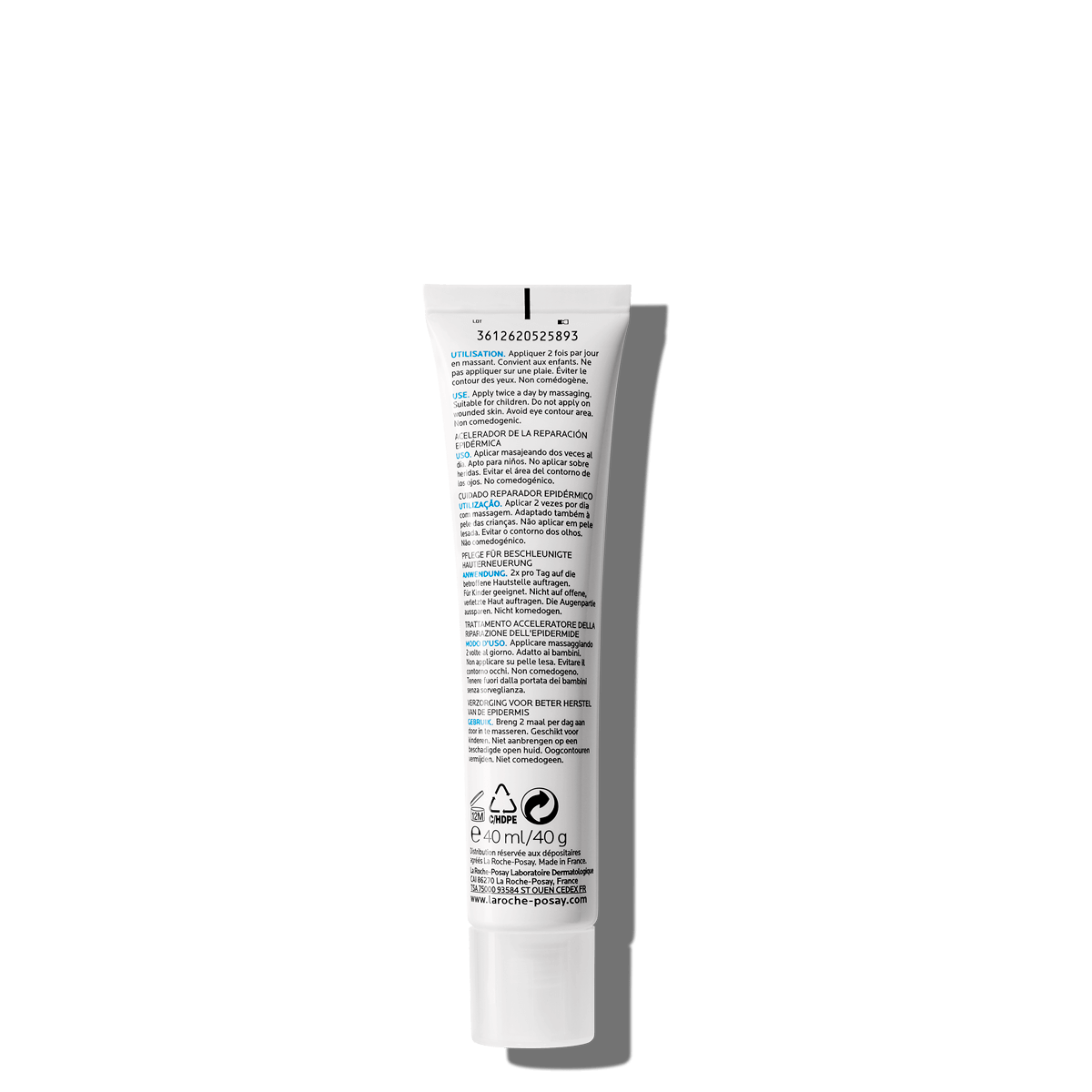 La Roche Posay Produktsida Småskador Cicaplast Gel B5 Pro Recovery 40ml 