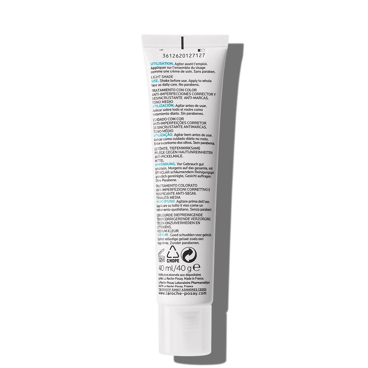 La Roche Posay Ansiktsvård Effaclar Duo plus Unifiant Light 40ml 3337875