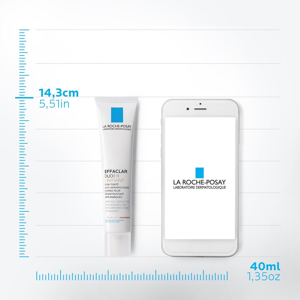 La Roche Posay Ansiktsvård Effaclar Duo plus Unifiant Light 40ml 3337875