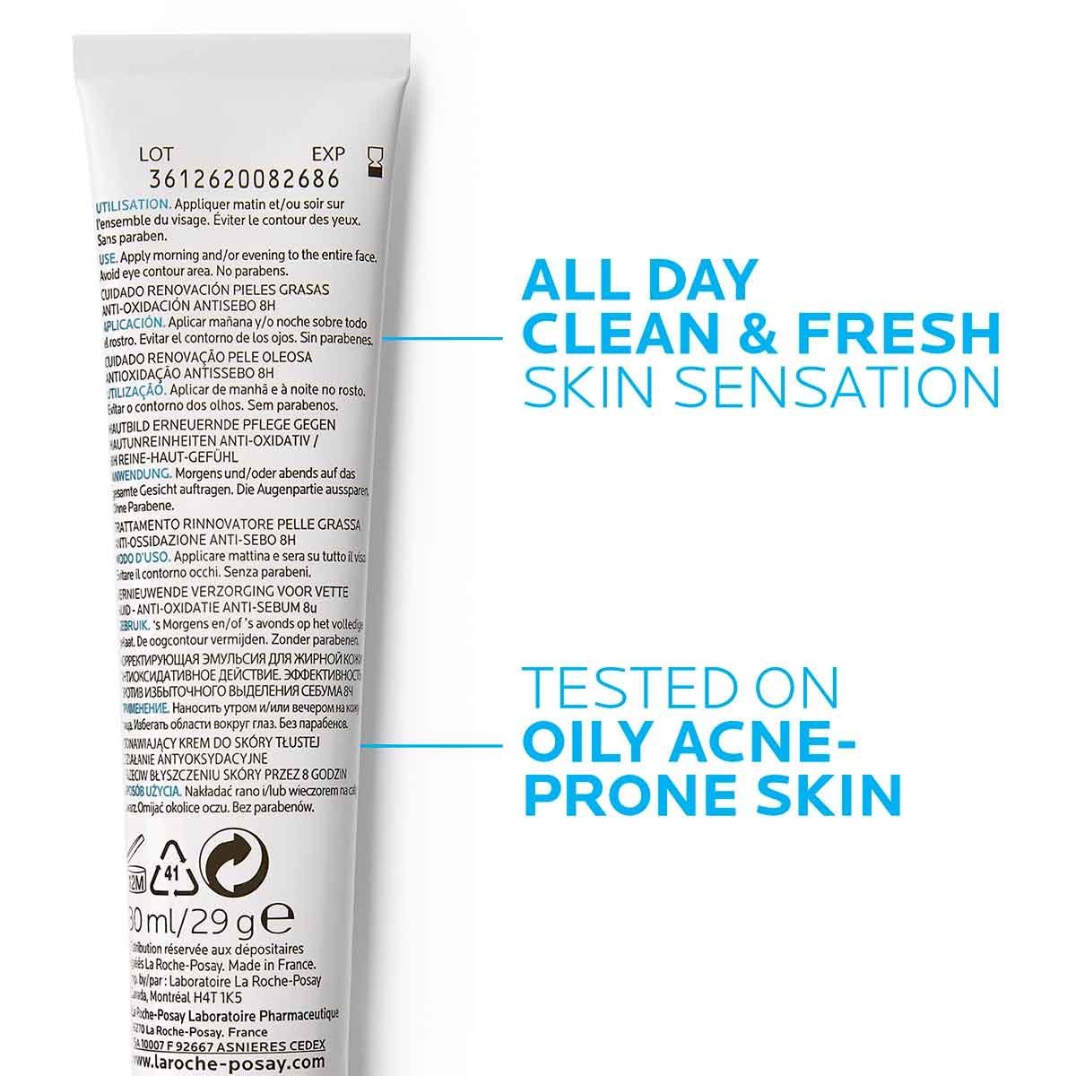La Roche Posay Produktsida Tendens till akne Effaclar K 30ml 3337872419638 Zoom bak