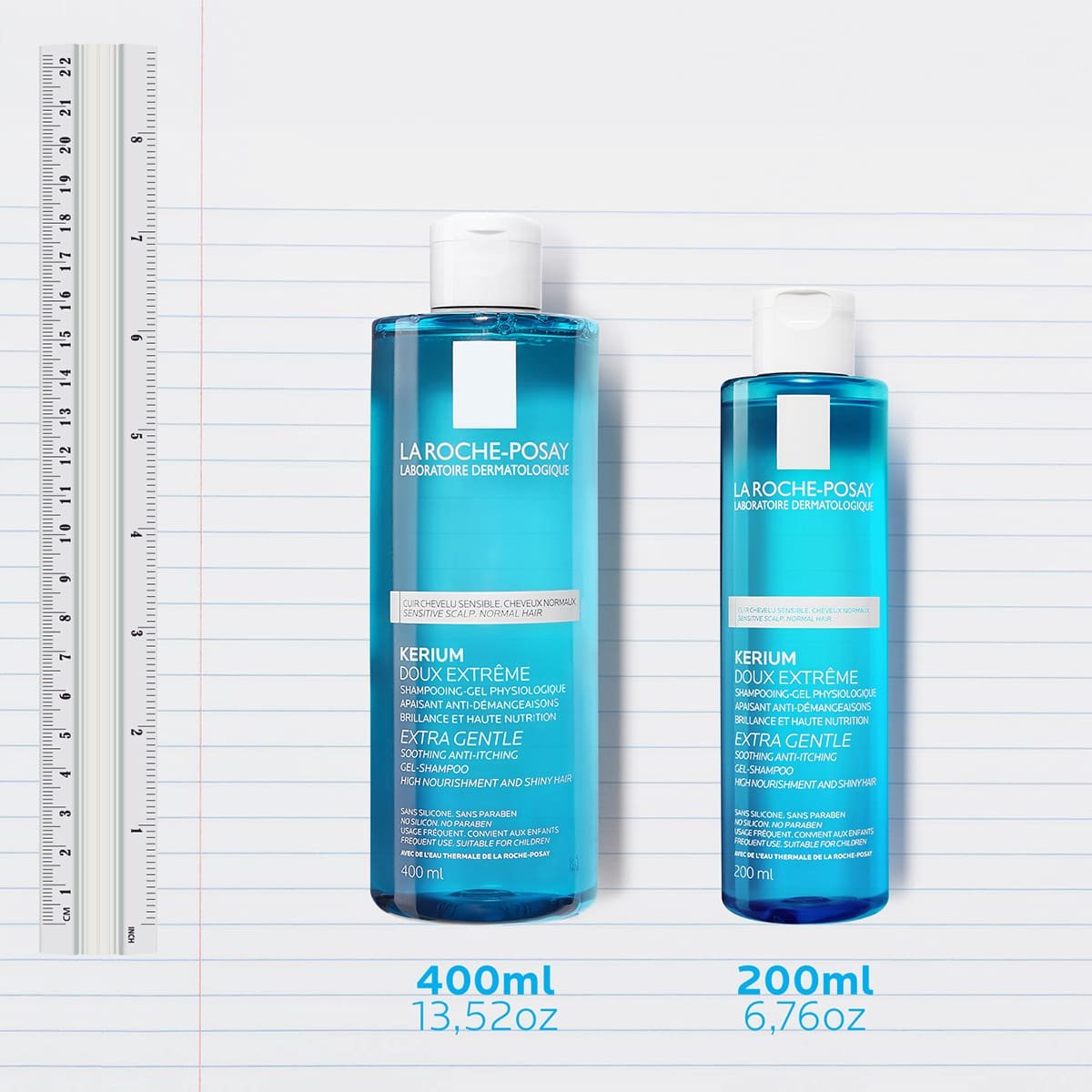 La Roche Posay Produktsida Kerium Extra Gentle Gel Shampoo-serien 3337
