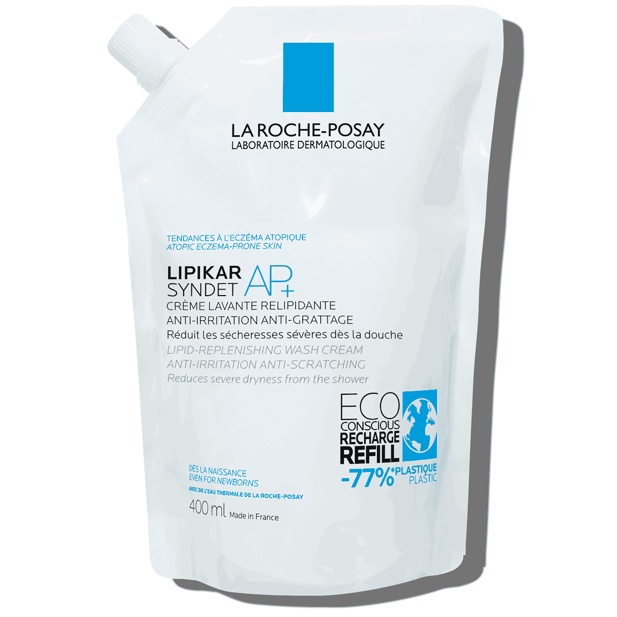 LaRochePosay-produkt-tendens til atopi-Lipikar-miljøbevidst-genopfyldningssyndetAP-400ml-3337875735766-FSS