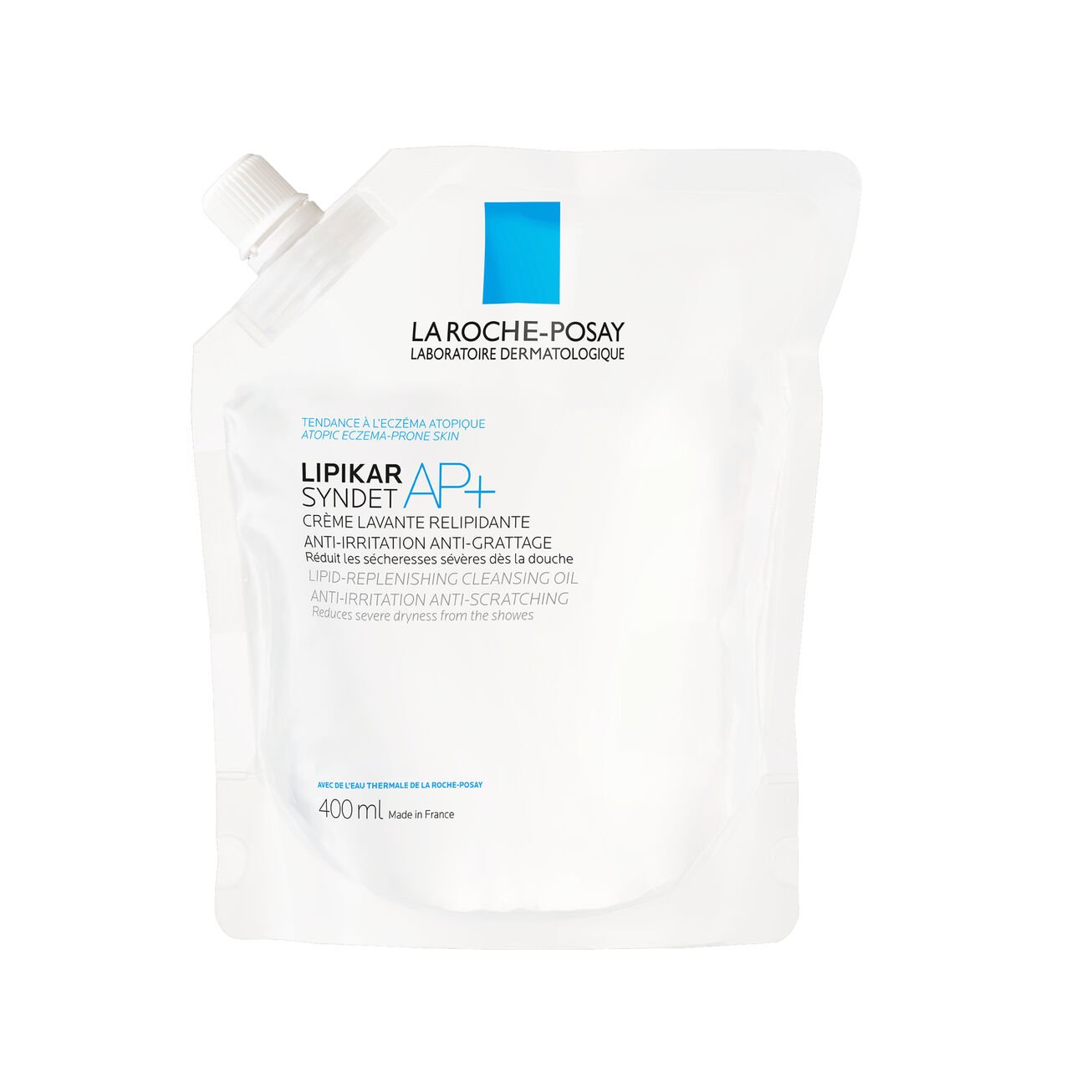 LaRochePosay-Produkt-Eksem-Lipikar-Eco-bevisst-Refill-SyndetAP-400ml-3337875735766-FSS